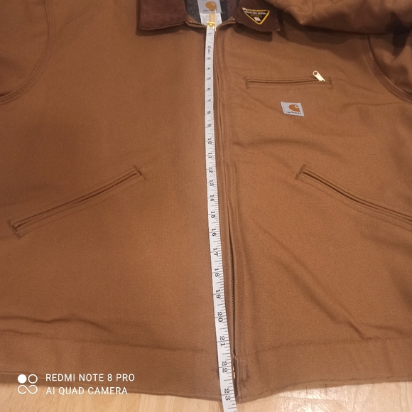 Carhartt men's, full zip up cargo work jacket. size XXL - Picture 16 of 16